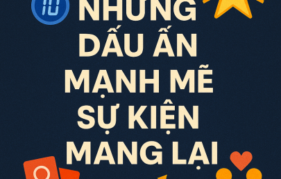 Những Dấu Ấn Mạnh Mẽ Của Sự Kiện Mang Lại Cho Doanh Nghiệp